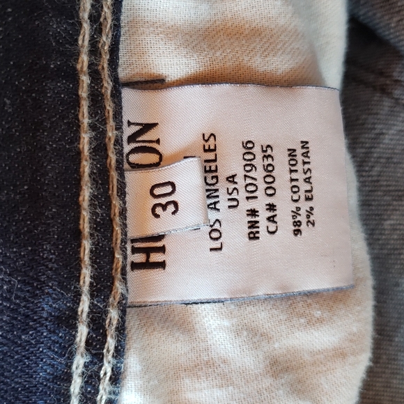 HUDSON Clifton Bootcut Jeans Wickman Wash sz 30 Men's - Picture 10 of 13